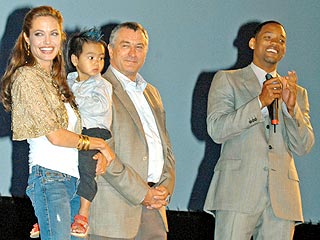 Smith, Jolie, De Niro Close Venice Fest
