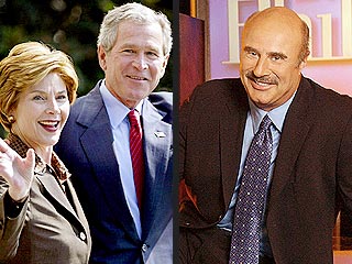 President Bush Gets Cozy with Dr. Phil