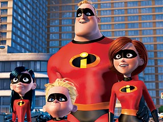 The Incredibles Zooms Past Polar Express