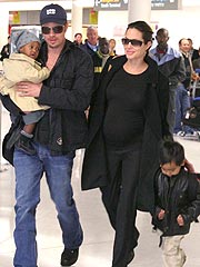 Brad & Angelina Visit Africa
