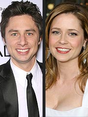 Zach Braff Sends Jenna Fischer Get-Well Cupcakes