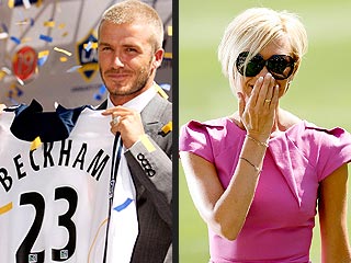 David and Victoria Beckham Meet the Press