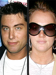 Lance Bass Visits with Britney Spears