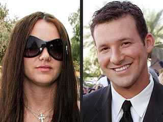 Britney Spears Parties with Tony Romo