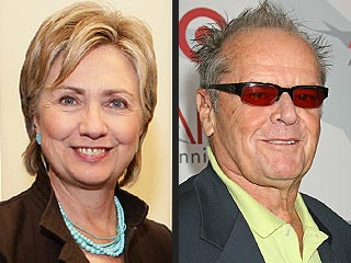 Jack Nicholson Backs Hillary, Scarlett Sings for Obama