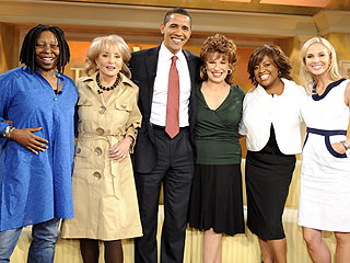 Behar to Barack: 'Are You Related to Brad Pitt?'
