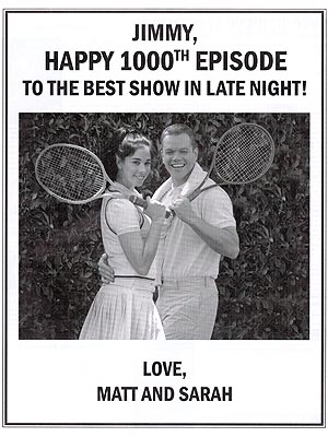 Sarah Silverman & Matt Damon Send Love to Jimmy Kimmel