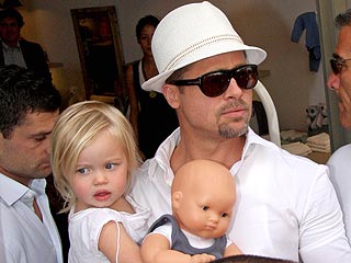 The Jolie-Pitts Shop for the Babies in Cannes