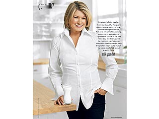 FIRST LOOK: Martha Stewart's Milk Mustache