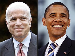 McCain and Obama Race Toward Finish Line