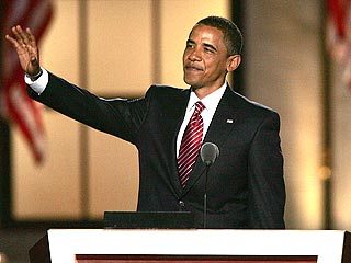 Barack Obama's Big Night: Fireworks and Family