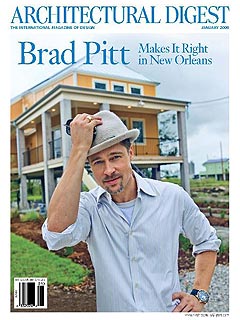 Brad Pitt 'High' From New Orleans Rebuilding Project