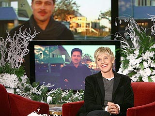 Brad Pitt Advises Ellen on 'Catching' George Clooney
