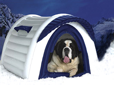 Blow Up Doghouse Sure Is Hot!