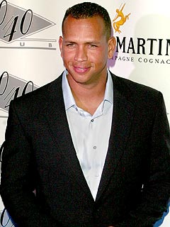 Upbeat A-Rod Parties with Pals