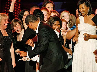 9th-Grader Booty-Bumps with New Prez
