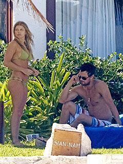Josh Duhamel & Fergie Head South of the Border