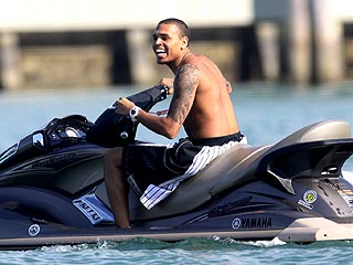 Chris Brown Parties in South Beach, Minus Rihanna
