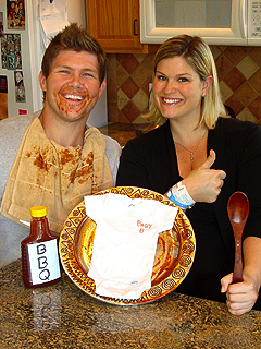 Biggest Loser's Marty and Amy Find Conan's Joke Finger-Lickin' Good