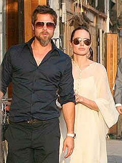 PHOTO: Angelina & Brad Visit Refugees in Syria