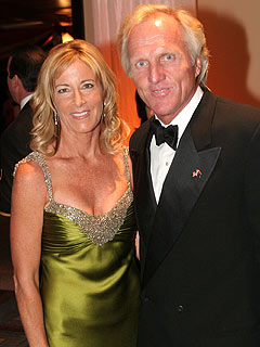 Greg norman wedding picture