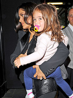 Salma Hayek's Daughter Charmed the 'Grown Ups' on Set
