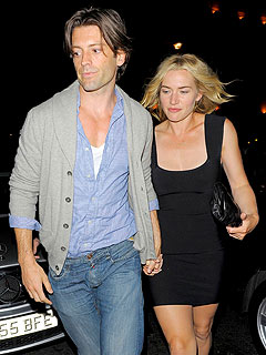 Kate Winslet Happily Shows Off Her New Model Man