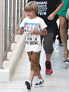 Romeo Beckham on Romeo Beckham Celebrates 8th Birthday Lakers Style David Beckham