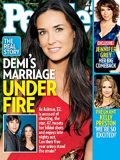 Demi Moore and Ashton Kutcher Defy Talk of Marriage Trouble