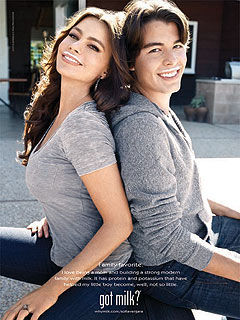 See Sofia Vergara and Her Son's 'Got Milk?' Ad