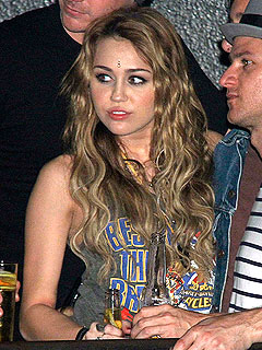 Miley Cyrus Parties in Madrid Ahead of MTV Europe Awards