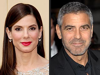 Sandra Bullock, George Clooney in Gravity