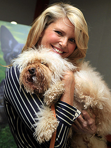 Christie Brinkley's Dog Maple Sugar Is a Sweetie With Her Bird Pal