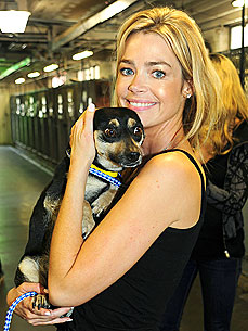 Denise Richards Helps Save 30 Death-Row Dogs