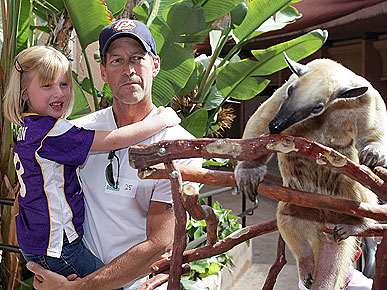 Spotted: James Denton Observes an Anteater