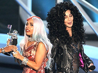 Lady Gaga Sings for Cher (and Her Fans) at the VMAs