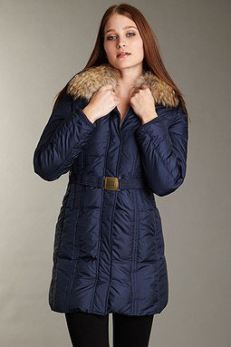 Fur Collar Down Coat