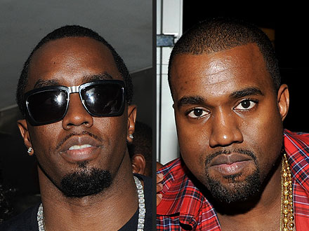 Diddy Hosts Kanye West for Dinner in New York
