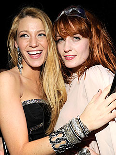 Blake Lively Checks Out a Florence + the Machine Concert