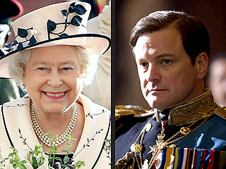 Queen Elizabeth Reviews the King's Speech