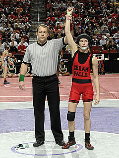 Cassy Herkelman Wins Wrestling Match When Boy Won't Compete Against Her