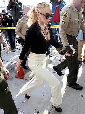 Lindsay Lohan's Look Court Appropriate?