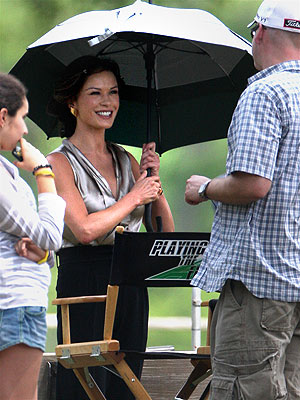 Catherine Zeta-Jones Is Back to Work with a Smile