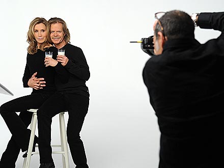 PHOTO: William H. Macy and Felicity Huffman Pose Together for Milk Ad