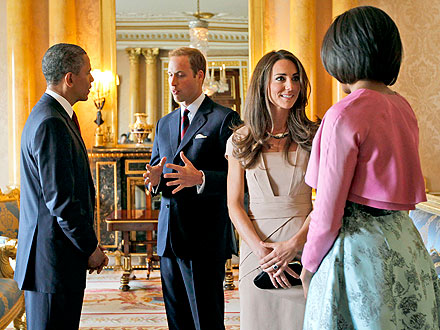 Michelle Obama, Barack Obama Meet Prince William, Kate