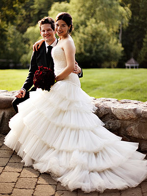  but America Ferrera glowed as a gorgeous bride when she tied the knot 