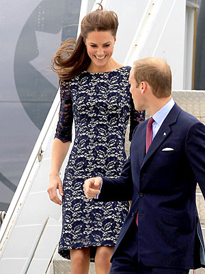 Prince William, Kate Arrive in Canada - What Kate Wore