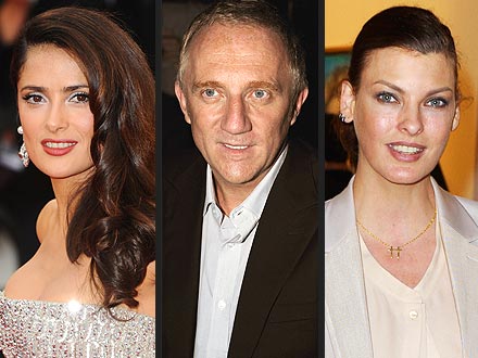Salma Hayek Husband and Linda Evangelista Child-Support Dispute