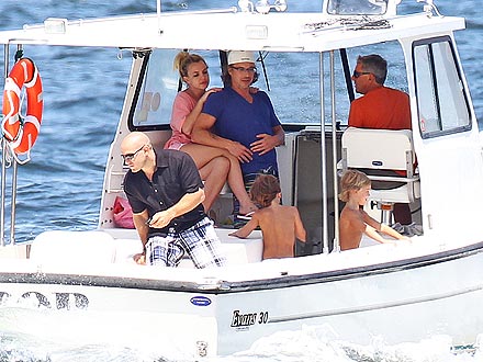 Britney Spears Takes Her Boys (and Boyfriend) on a Boat