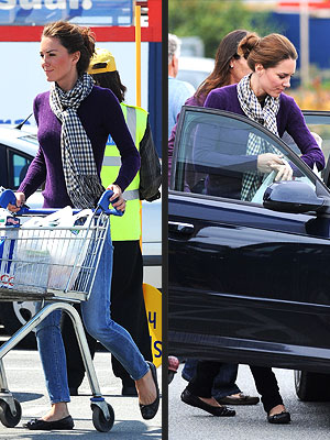 Kate Middleton Style: Recycles Purple Sweater